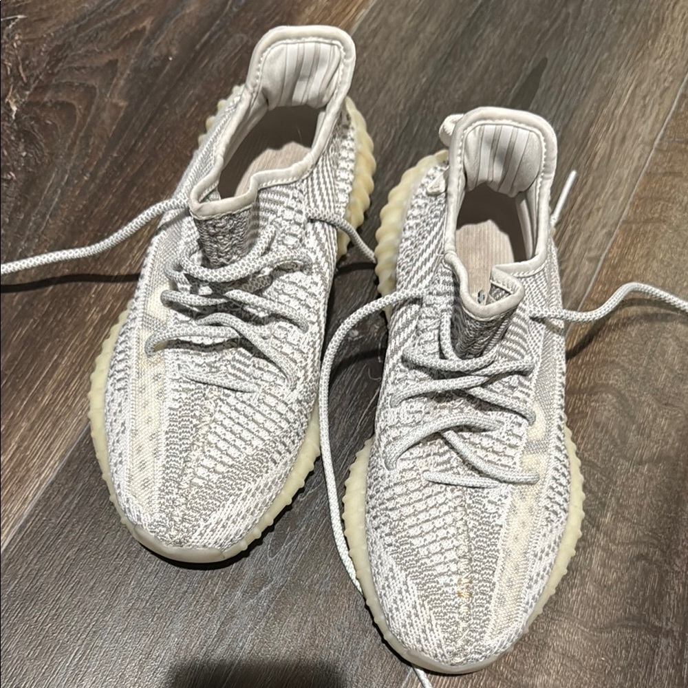 Yeezy Athletic Shoes in Gray and Cream